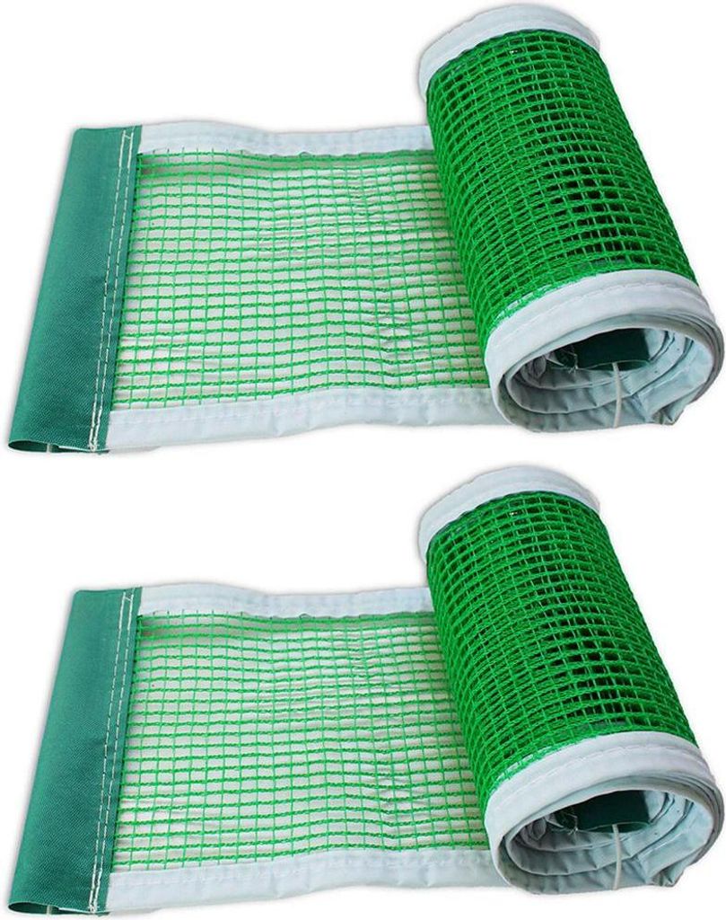 2 Stück Tischtennisnetz aus Polyester, einziehbares Produktbild 