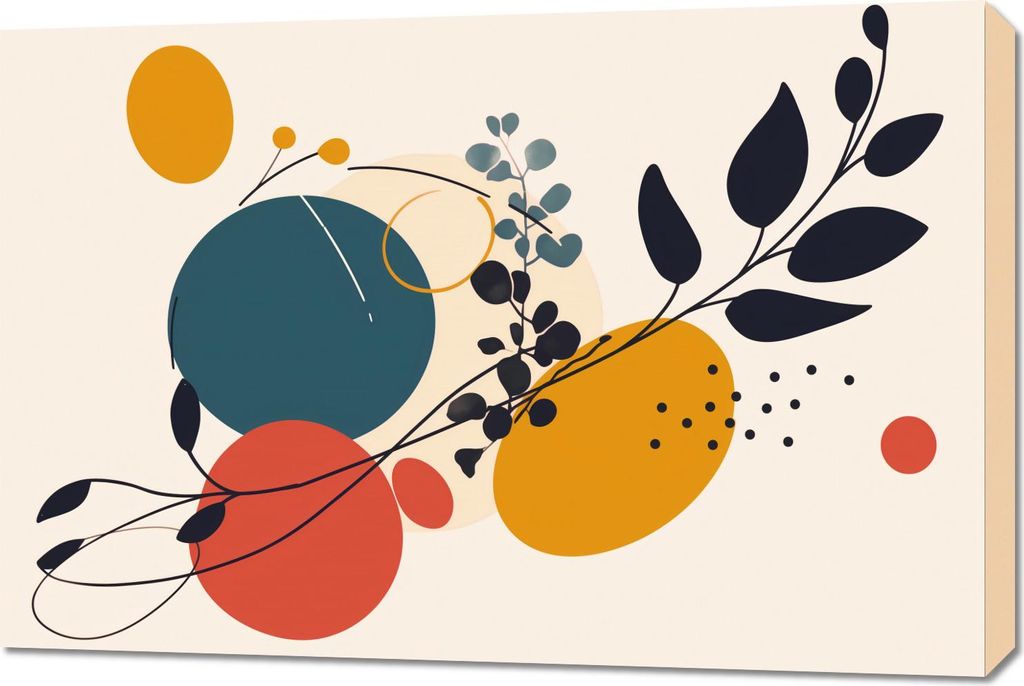 Bild 90x60cm Natur Collage