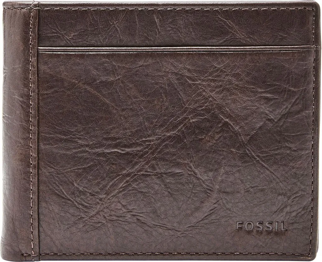 Portefeuille Fossil Neel Bifold : Fini le Désordre dans vos Pièces et Cartes
