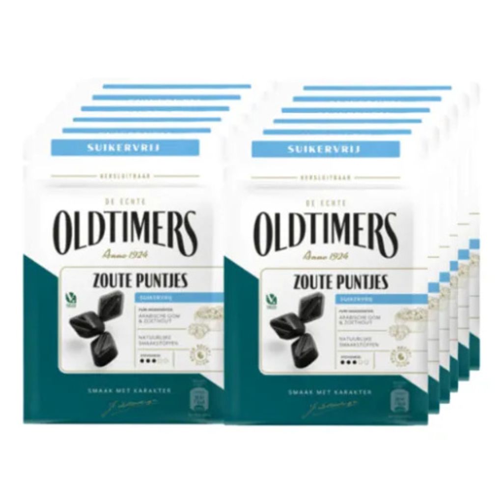 Oldtimers Salt Dots Zuckerfrei Beutel (12x100gr)