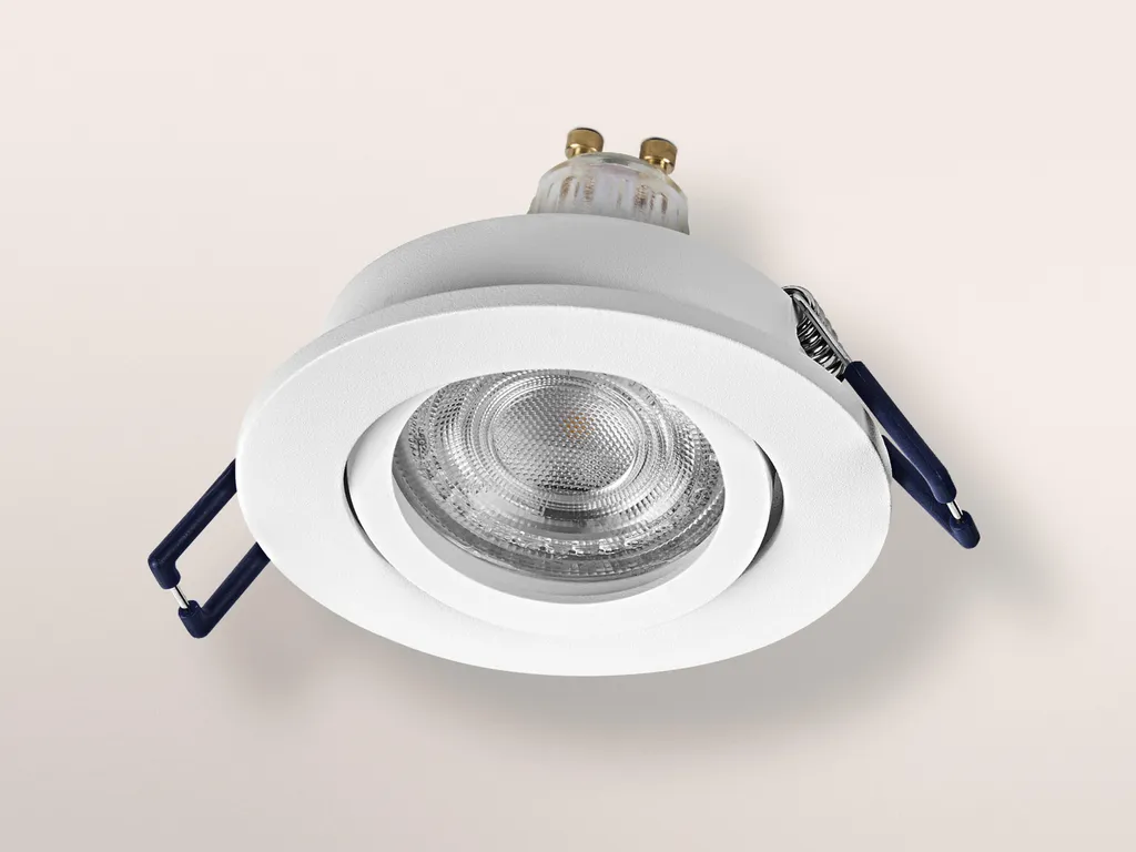 Éclairage Plafond Salon Lot de 3 Spots LED OSRAM 2700K Blanc Chaud