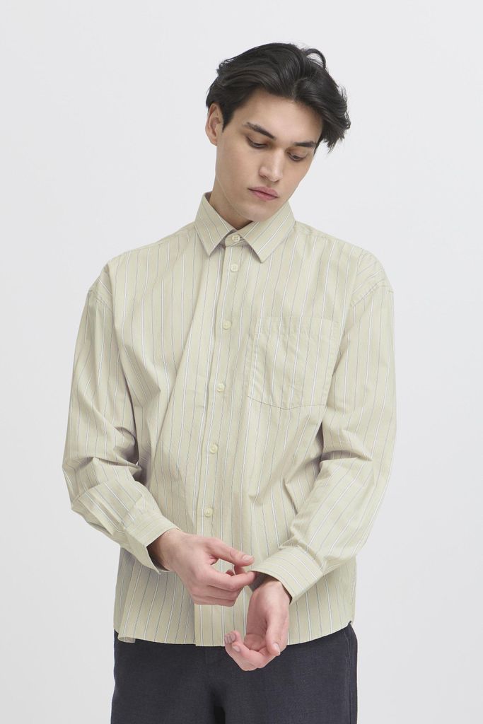 Casual Friday CFMARTIS Herren Hemd Langarmhemd Freizeithemd 100% Baumwolle relaxed fit