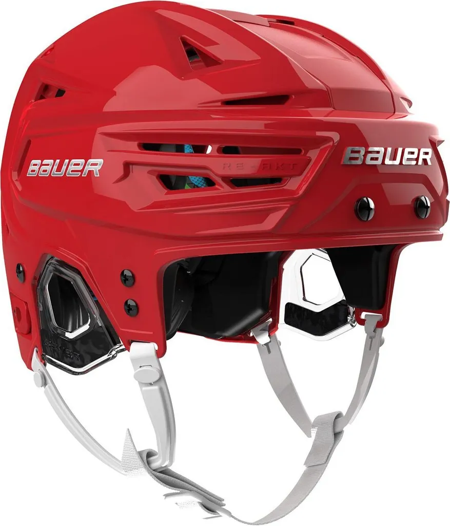 Casque Hockey Bauer RE-AKT 155 Rouge - Dites Adieu aux Points de Pression L