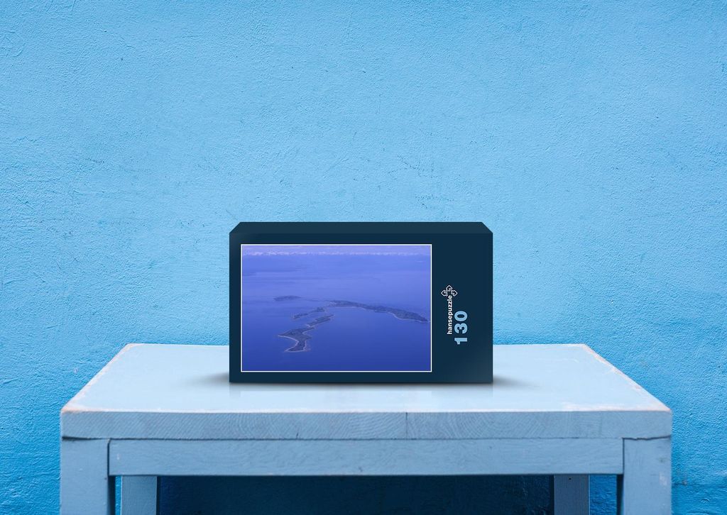 hansepuzzle 31619 - Insel Puzzle, 130 Teile, Natur, 28,7 x 20,0cm mit hochwertiger Aufbewahrung, Kartonbox und wiederverschließbarem Beutel