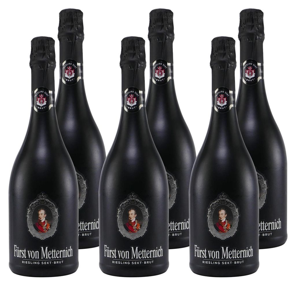 Fürst von Metternich Riesling Sekt -trocken- (6 x 0,75L) Produktbild 