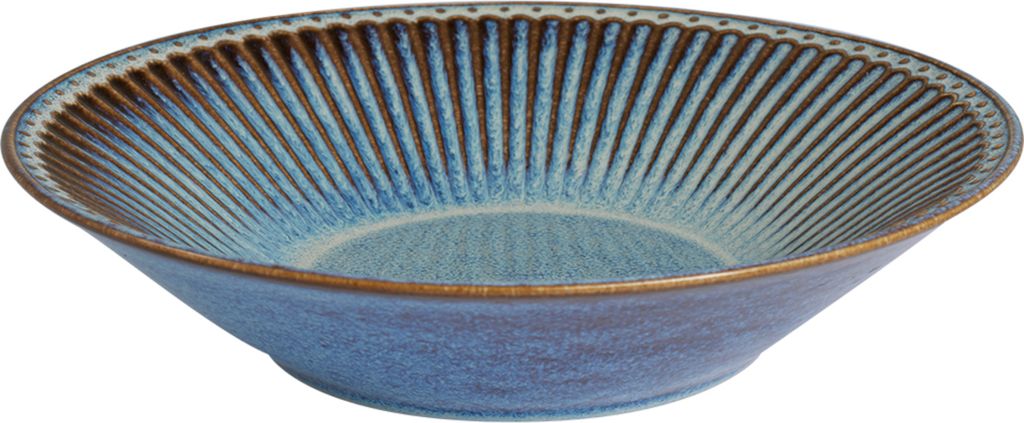 Greengate Alice Oyster Blue Pastateller, Durchmesser 23 cm