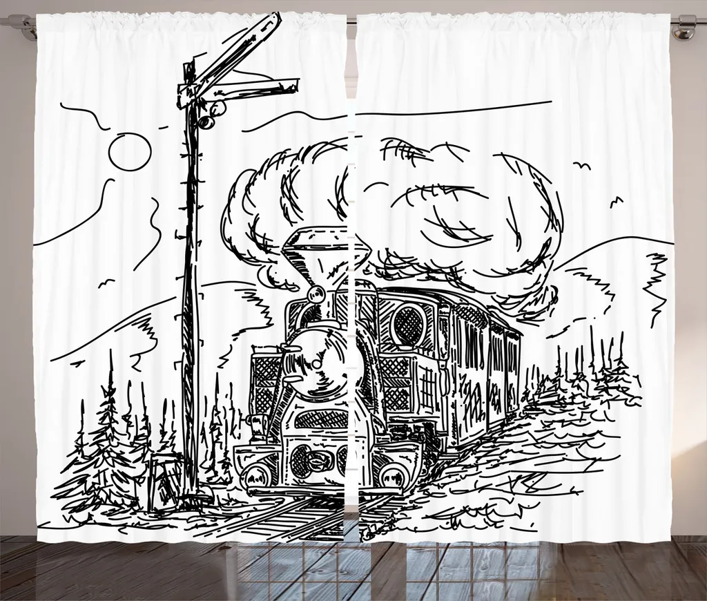 Tenda Vintage ABAKUHAUS Ferrovia e Vapore - Emozioni in Soggiorno