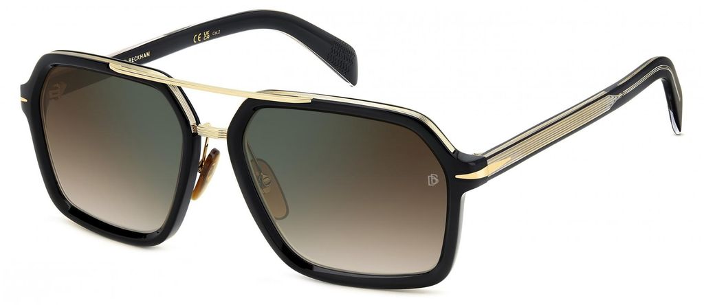 David Beckham DB 7128/S Black gold 58/18/150 Herren Sonnenbrillen
