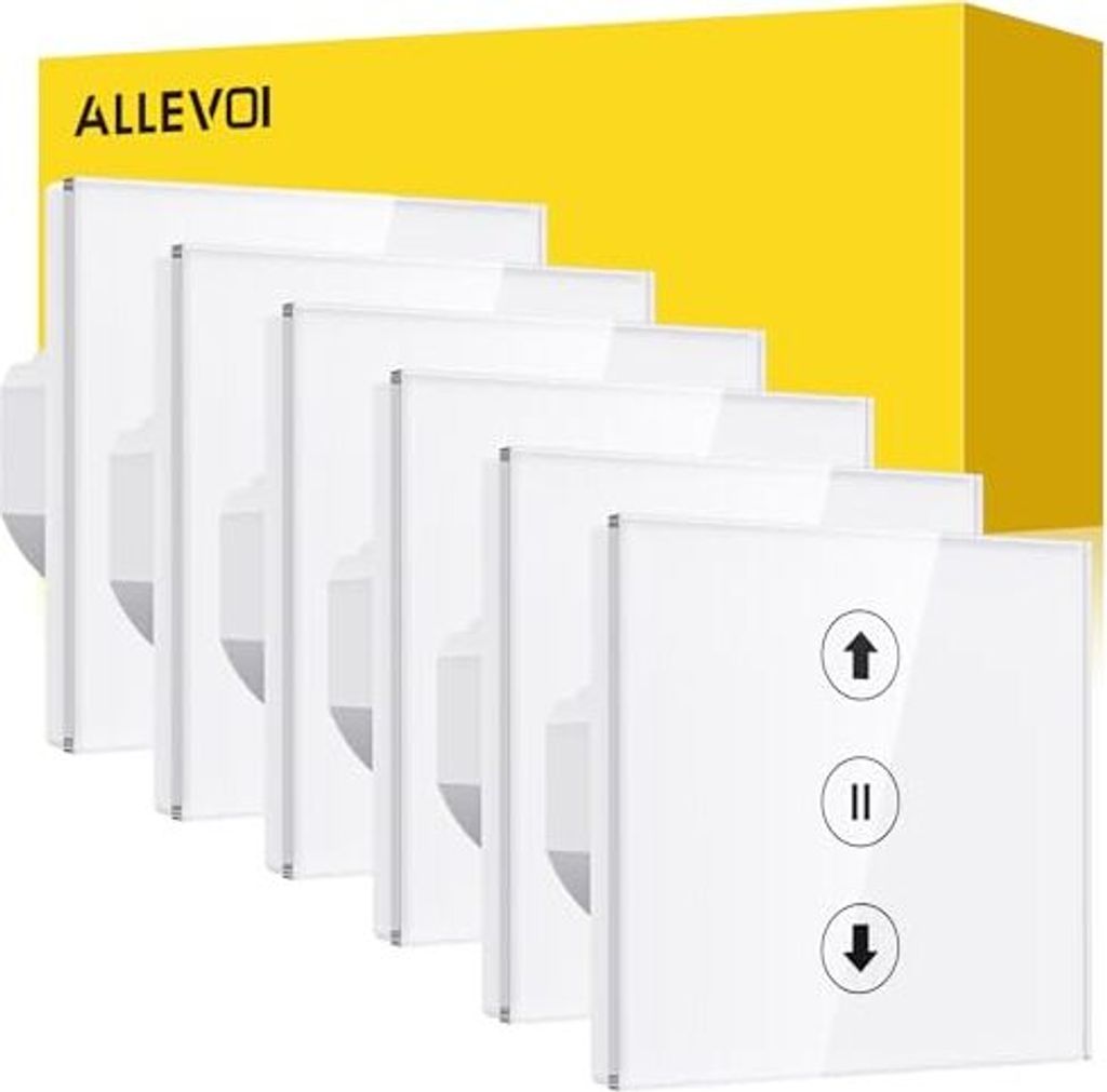 Smart Roller Shutter Switch, WiFi -Timer, kompatible Alexa/Google Home/Smart Life, WiFi Blinds Control, benötigt Null Director, Pack 6
