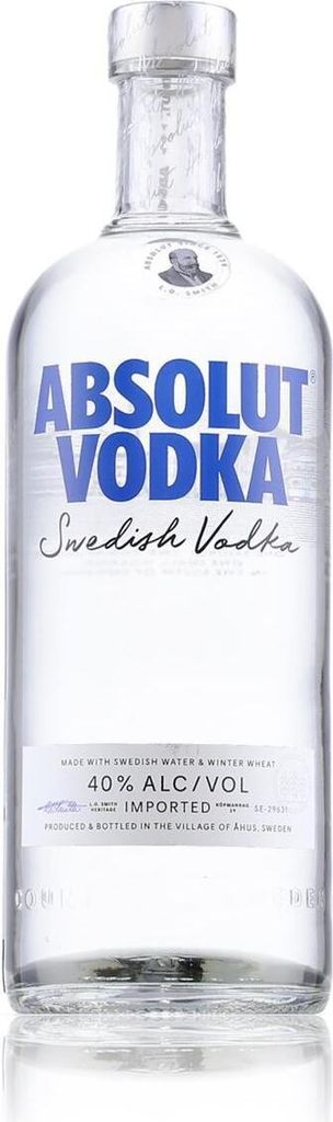 Absolut Vodka 1,00 Ltr. Flasche, 40% vol. Produktbild 10