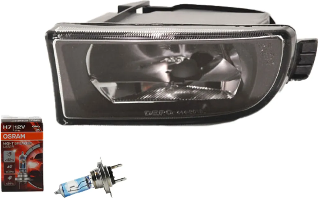Johns, fendinebbia + Osram Night Breaker Laser adatto a BMW Serie 7 E38 sinistra 63178362401