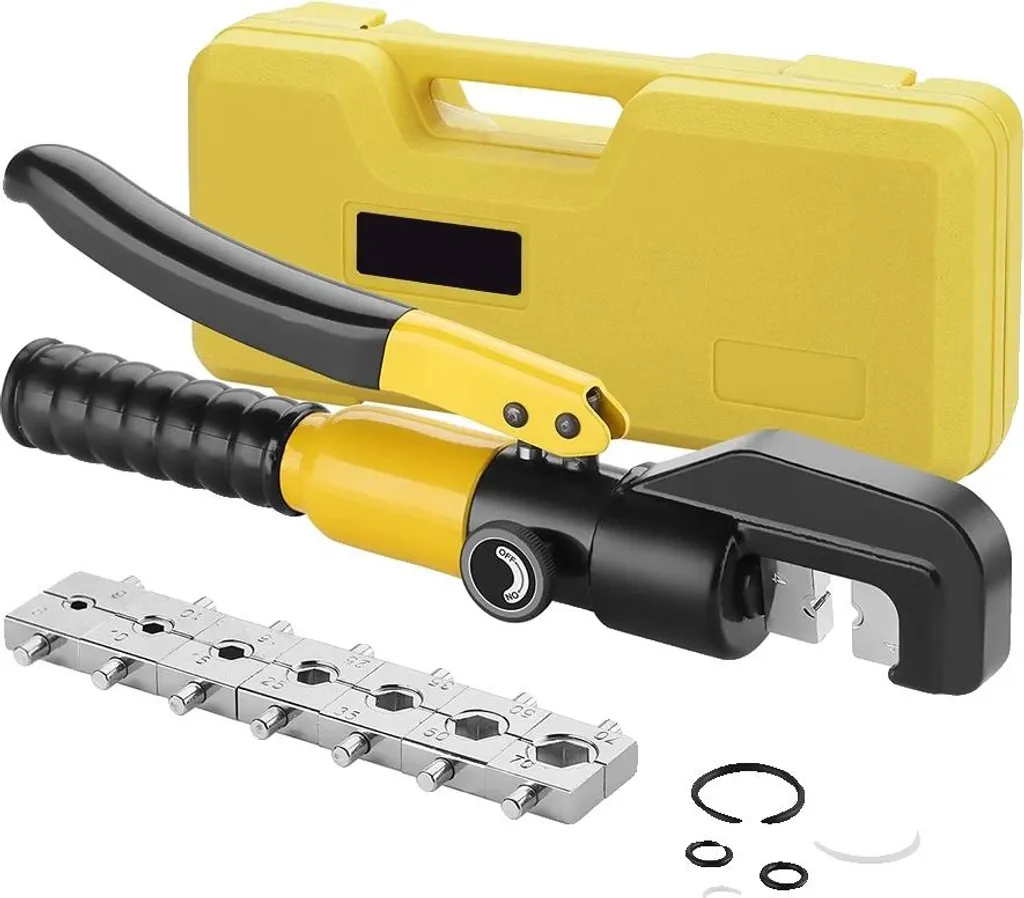 Pince à sertir hydraulique YQK-70 de 10 tonnes avec tête rotative 360°