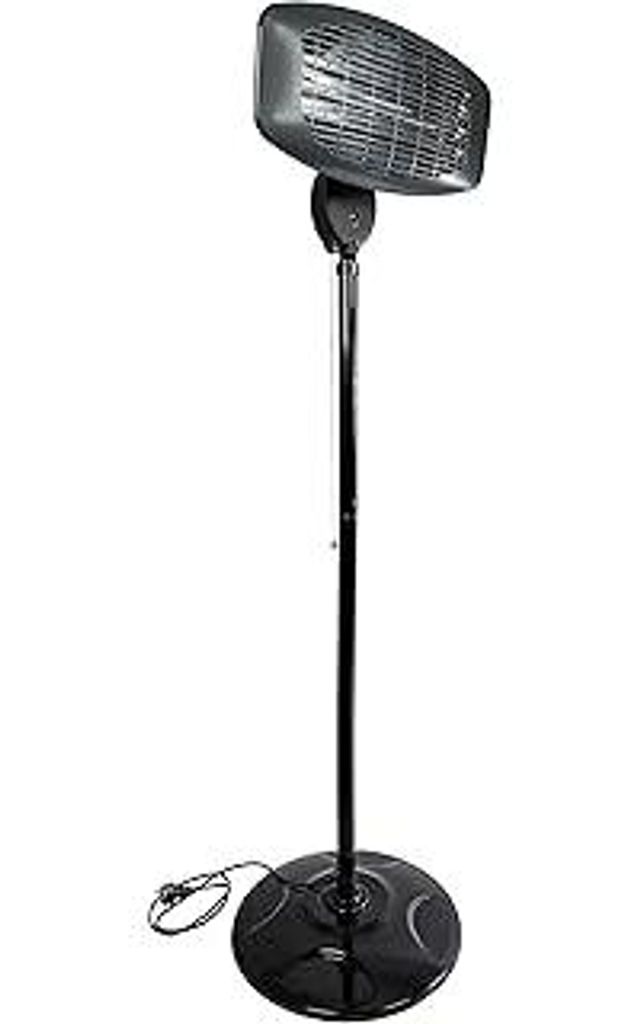 Güde Infrarot Standheizstrahler GIH 2000 (2000W Heizleistung, 3 Heizstufen (650/1035/2000 W), 15 m³ max. Raumheizvermögen, Quarz-Heizelemente, g...