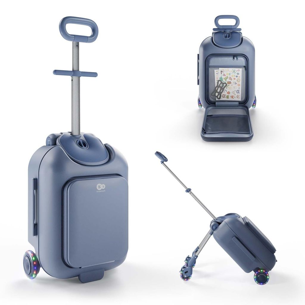 Kinderkraft CABBY Kinderkoffer 2-in-1 Ride-on Produktbild 