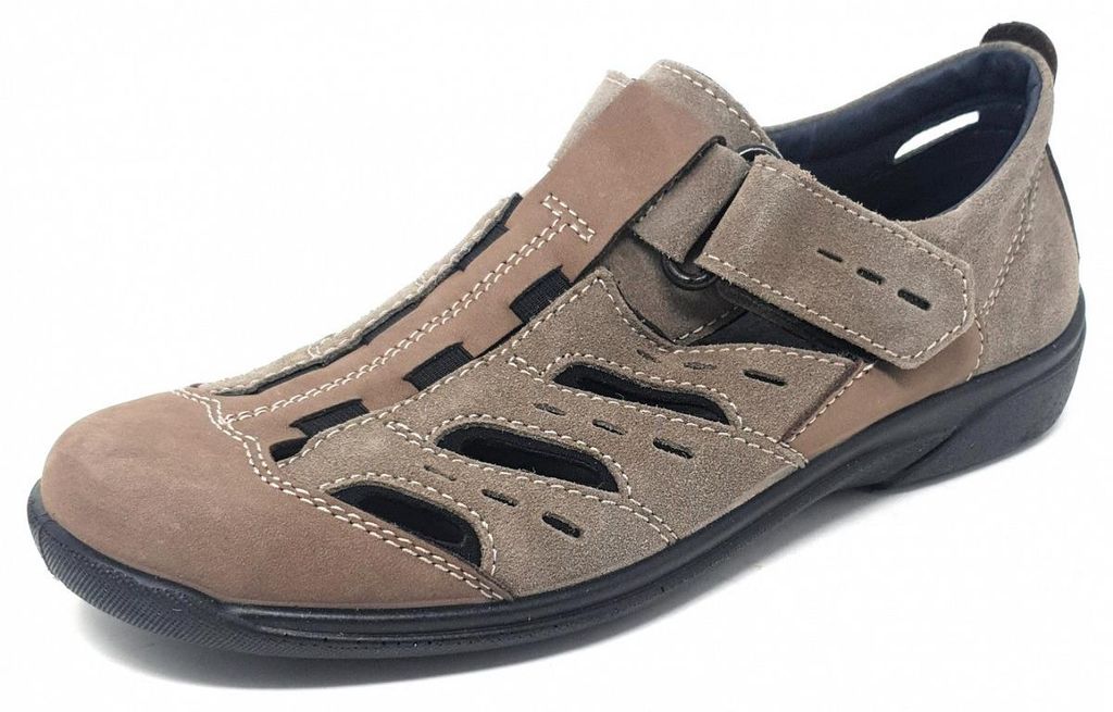 Niskie buty męskie Rohde wsuwane skórzane rzepy Rostock Zdjęcie produktu 
