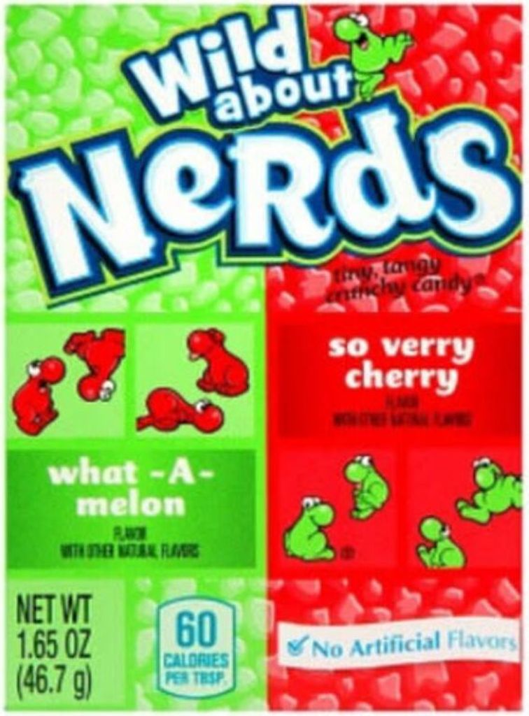 Nerds Watermelon & Cherry 46,7g Produktbild 