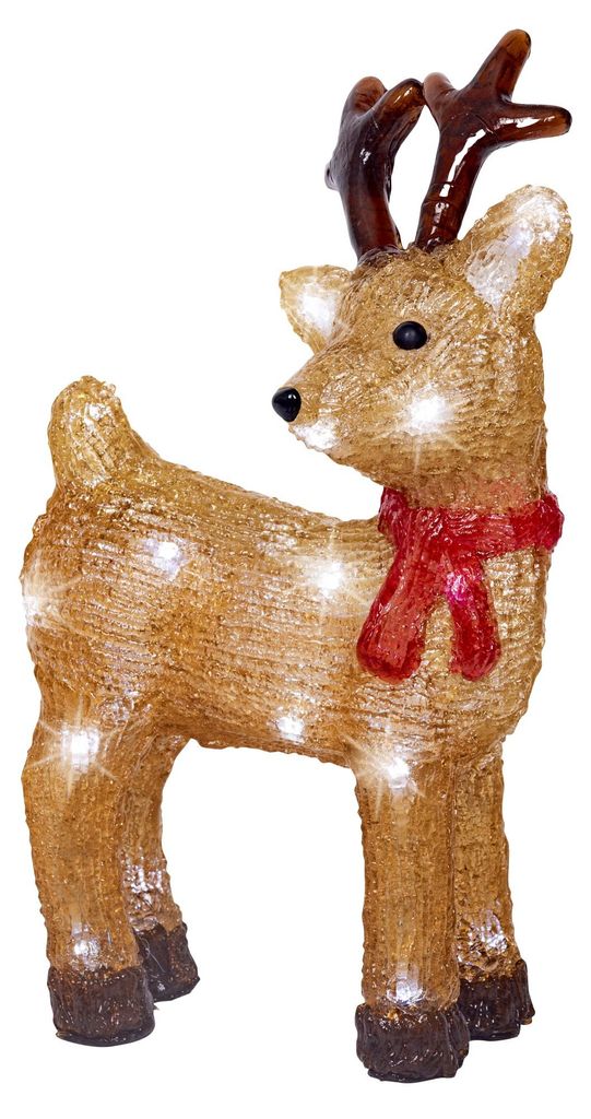 LED soška sobov, výška 29,8 cm, značka Kaemingk Obrázok produktu 