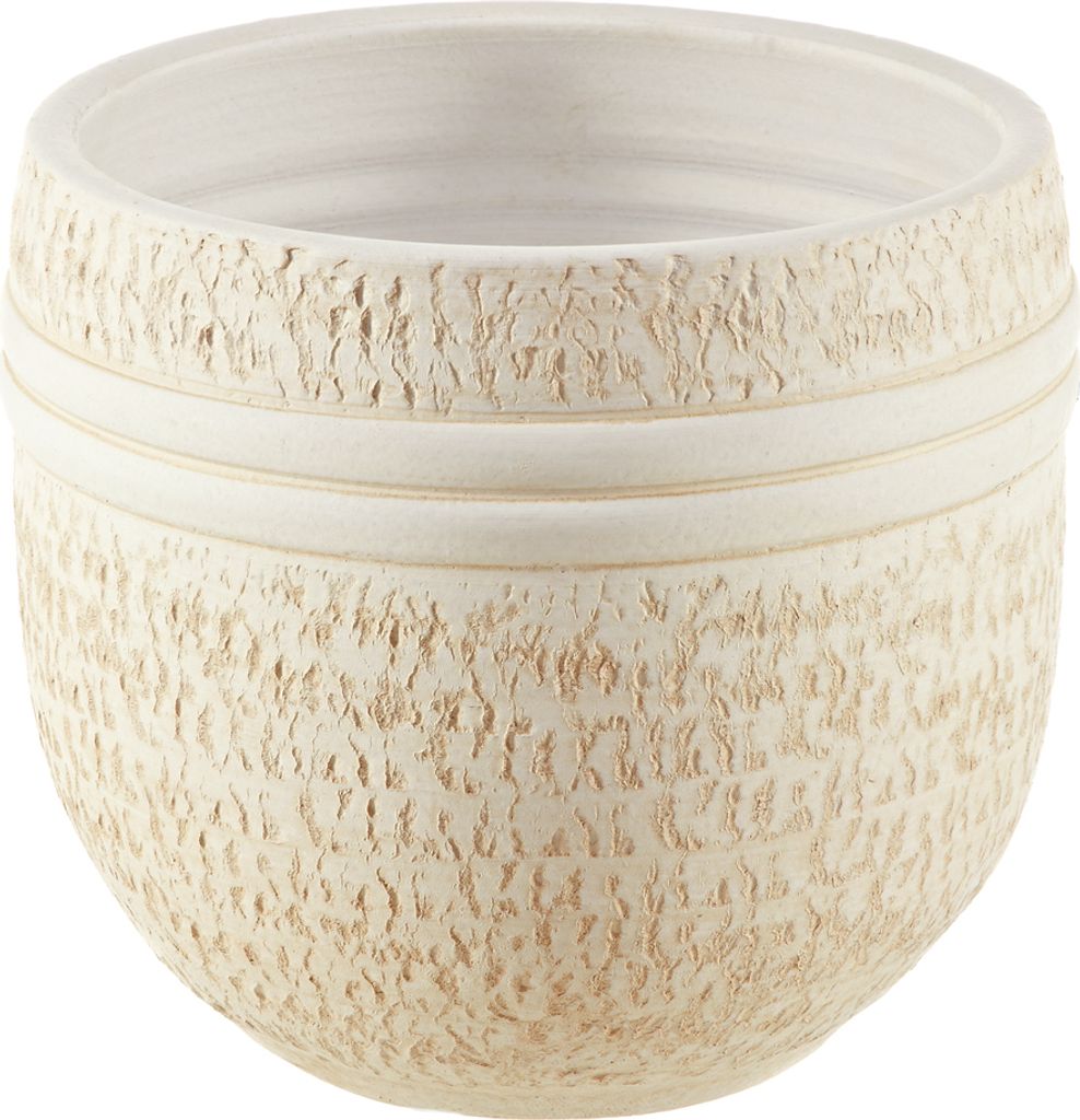 Dehner Blumentopf, rund, Ø ca. 28 cm, Höhe ca. 25 cm, Produktbild 