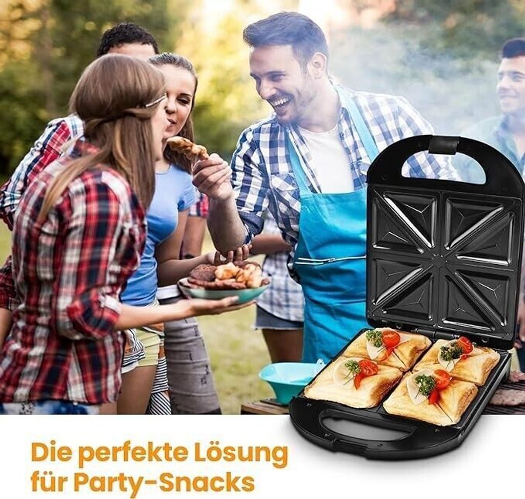 XXL Sandwich Toaster Sandwichmaker Sandwichtoaster Produktbild 7