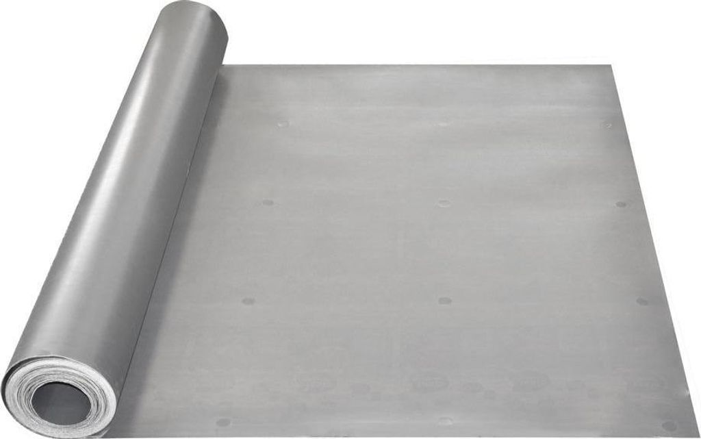 Nespoli Milchtütenpapier auf Rolle 1,3 x 15,4 m, grau