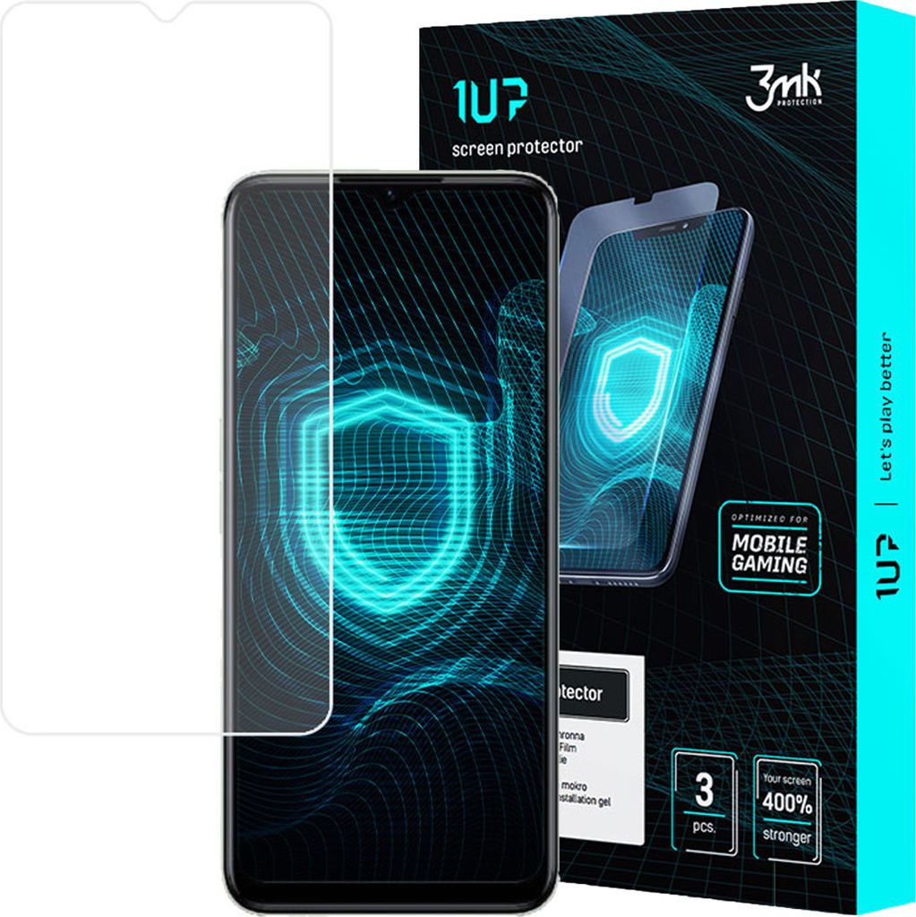 3mk Display Schutzfolie 1UP für Realme C35 transparent Gaming (3 Stück)