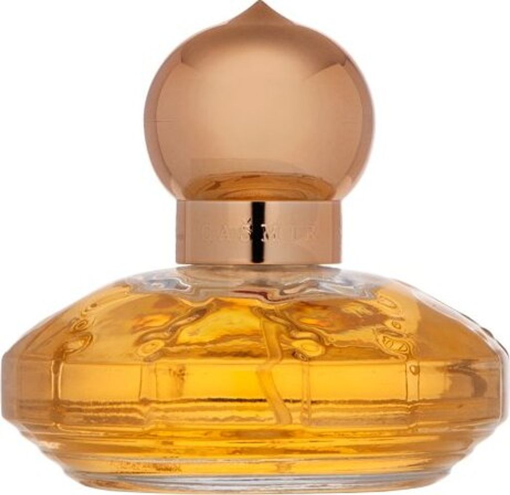 A close-up studio shot of a perfume bottle.