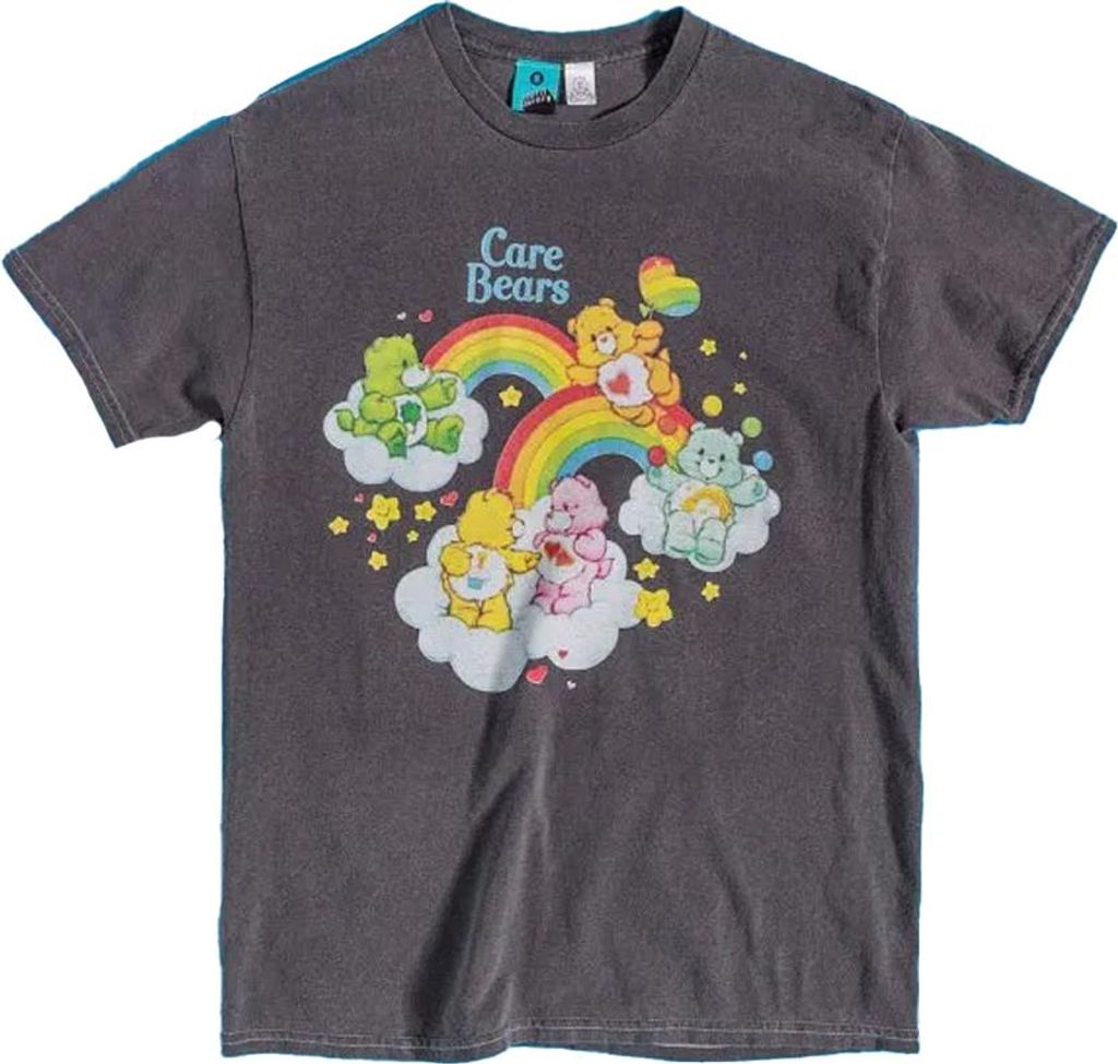 Care Bears - T-Shirt für Herren/Damen Uni, Vintage-Waschung TT219 (M) (Holzkohle)