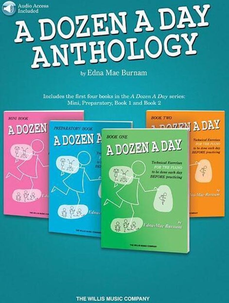 A Dozen a Day Anthology Book/Online Audio