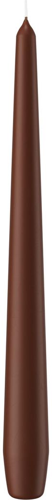 Spitzkerzen Kastanie Braun 250 x Ø 25 mm, 50 Stück Produktbild 