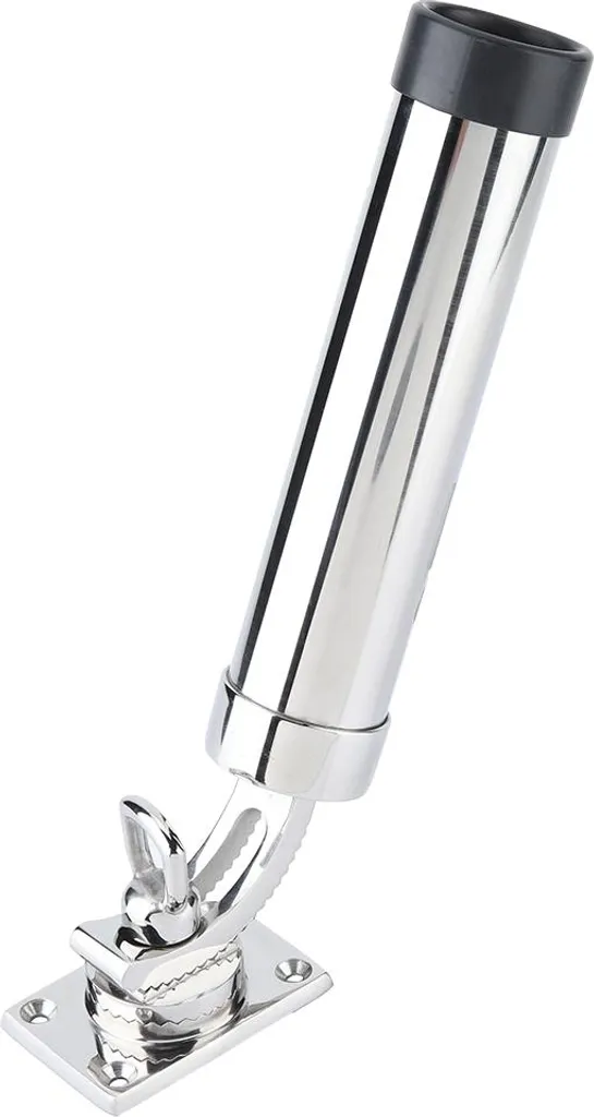 Support de canne à pêche en acier inoxydable rotatif 360° pour bateau