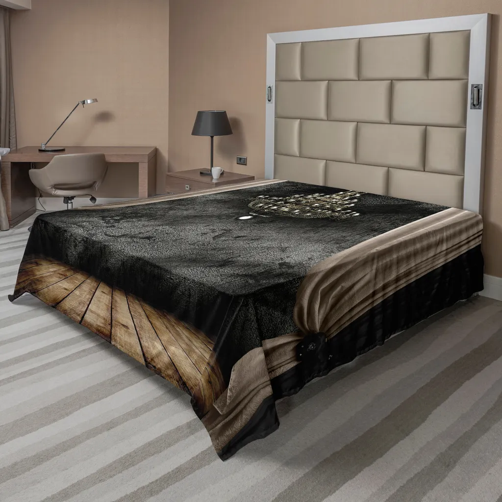 Drap de lit supérieur souple illustration lustre salle de bal 244x205