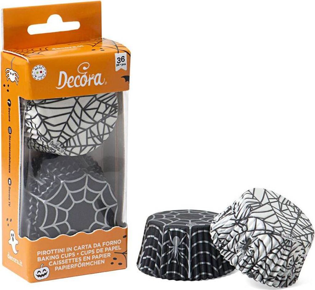 SPIDER Muffinförmchen 50x32mm 36 Stück Spider Produktbild 
