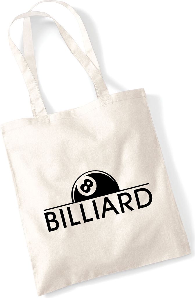 Huuraa Jutebeutel Billard Snooker 10 Liter Natural Baumwolle Tasche Geschenkidee