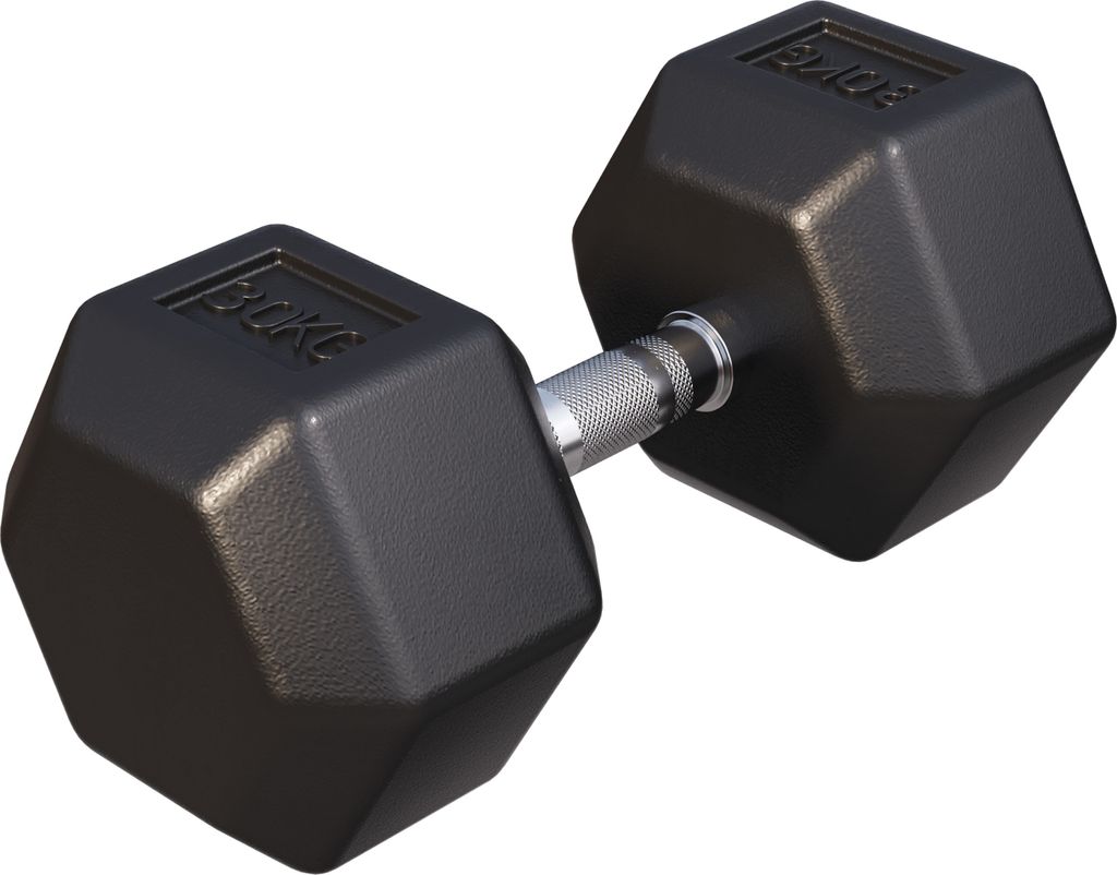 GORILLA SPORTS® Hexagon Kurzhanteln - 30kg Gewichte, Produktbild 