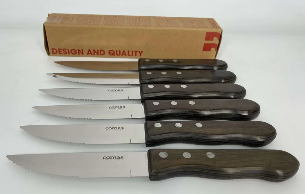 Comas Churrasco 3100 Set 6 Coltelli - Performance Steak Knives 25.4cm - 5