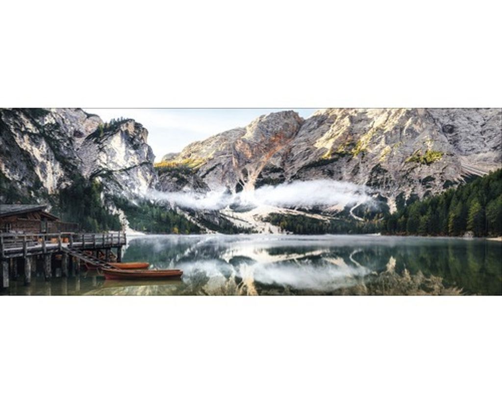Glasbild Wildsee IV 80x30 cm