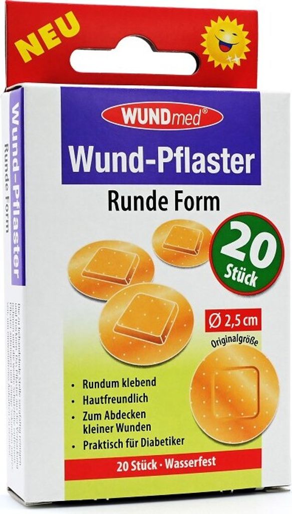 WUNDmed® 02-051 WUNDmed® Pflaster Rund 02-051 beige 2,5 x Obrázek produktu 
