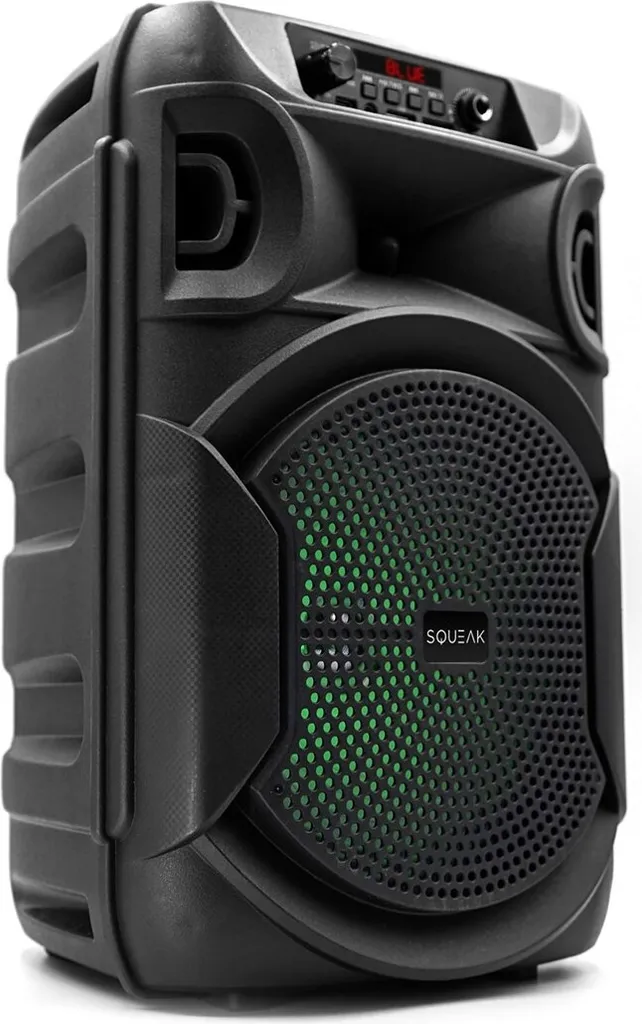 Squeak PulseTower SQ1006: Altoparlante Bluetooth 5.3 Karaoke e Party - 5