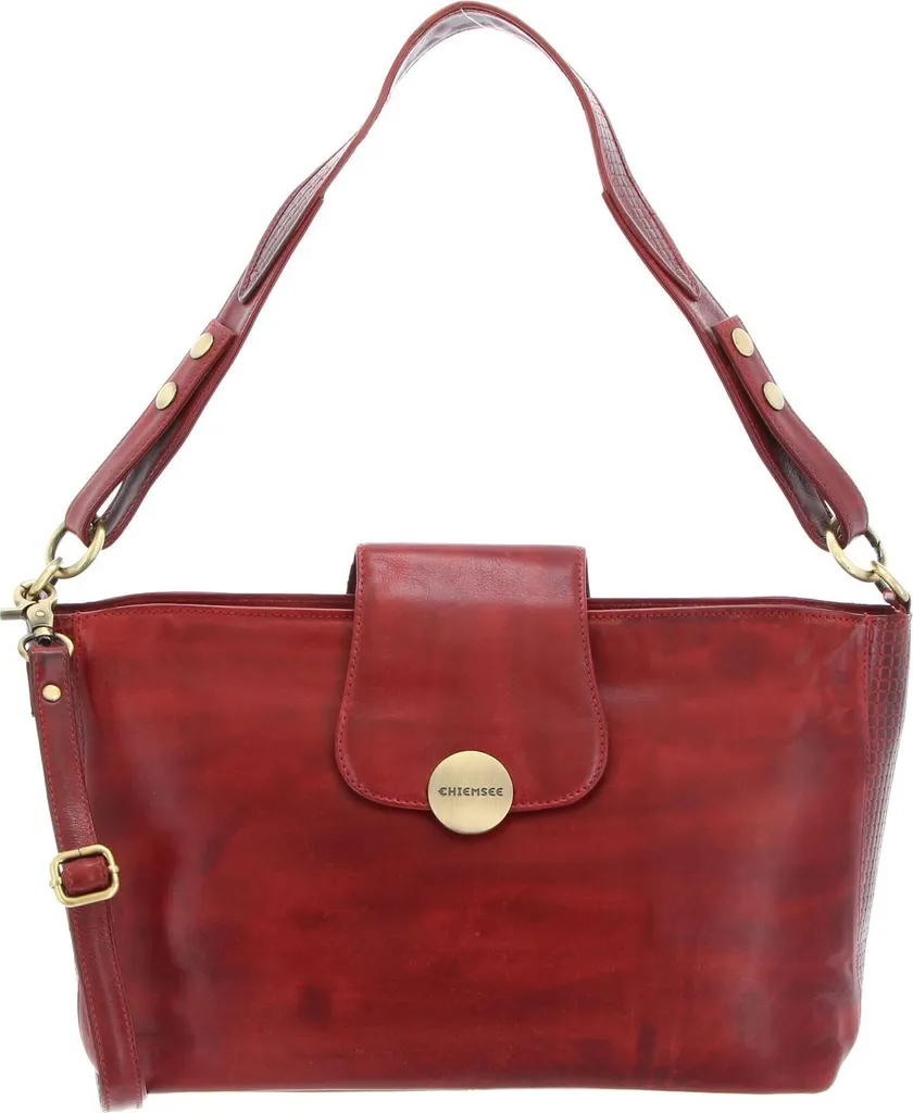 Sac à épaule CHIEMSEE Brisbane Red en toile résistante et grand volume