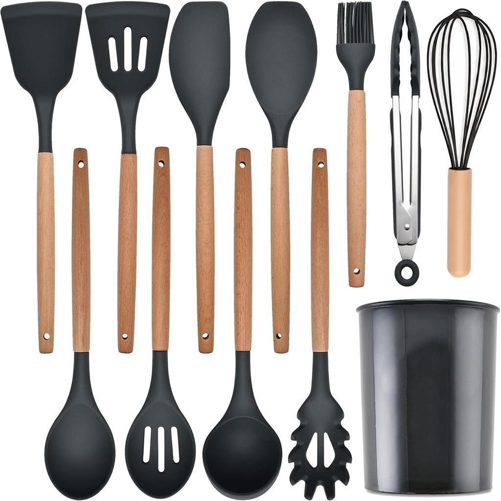 OKWISH Set kuchyňských pomůcek silikon - 12dílný set Obrázek produktu 