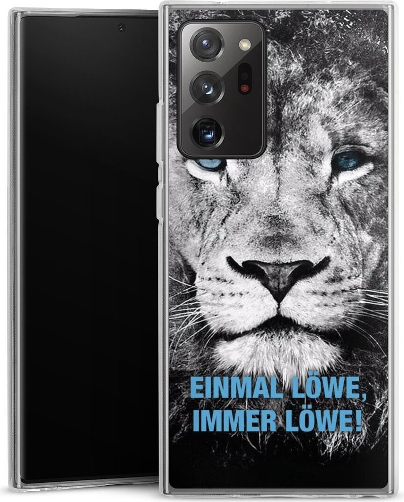 DeinDesign Handyhülle für Samsung Galaxy Note 20 Ultra Silikon Hülle Case Smartphone Schutzhülle Löwe Offizielles Lizenzprodukt TSV 1860 München