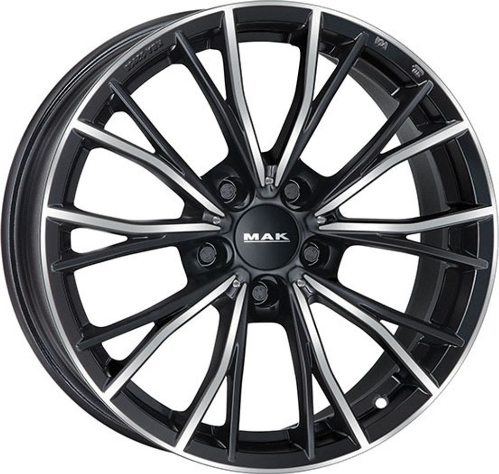Alufelge Mak Mark 8X19 5X112 Et 46 Black Mirror
