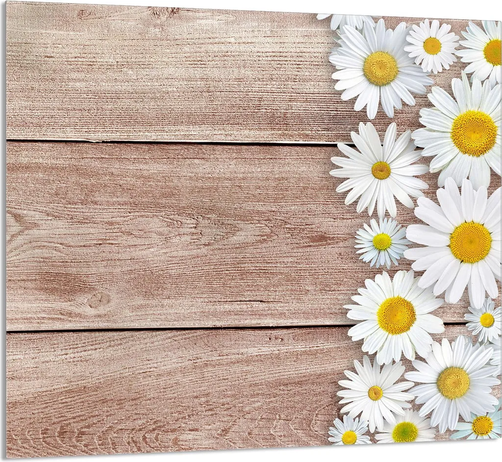 Coprifornelli in Vetro 65x60 Legno | Pannello Protettivo Cucina