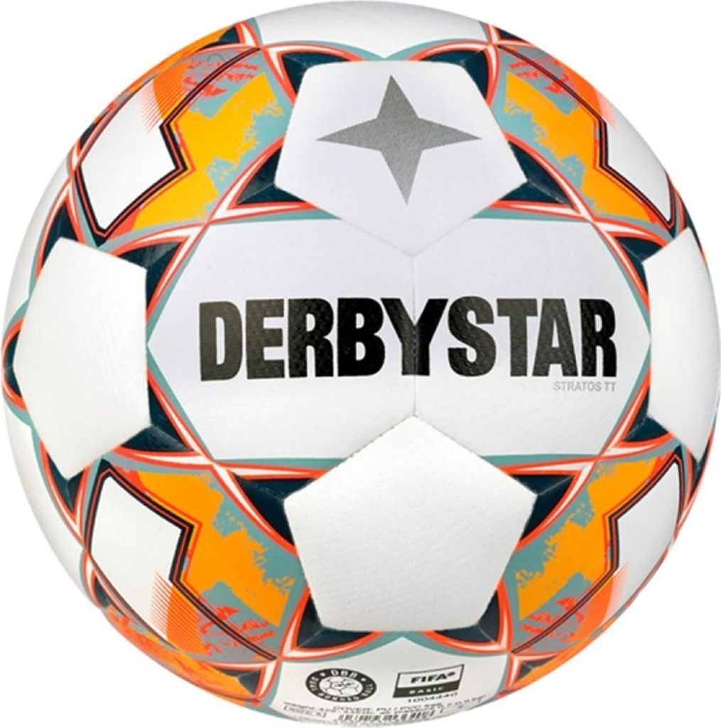 DERBYSTAR Stratos TT v23 WEISS BLAU ORANGE WEISS BLAU Produktbild 1