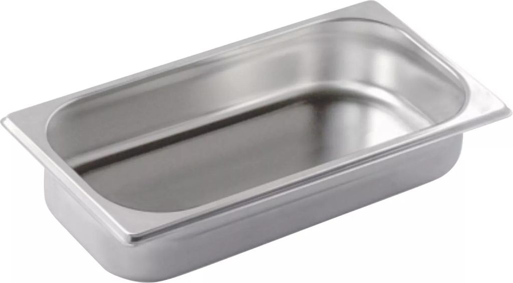 PUJADAS GN-Behälter 1/3 18/10 Edelstahl, Tiefe: 65 mm, Inhalt: 2,50 Liter