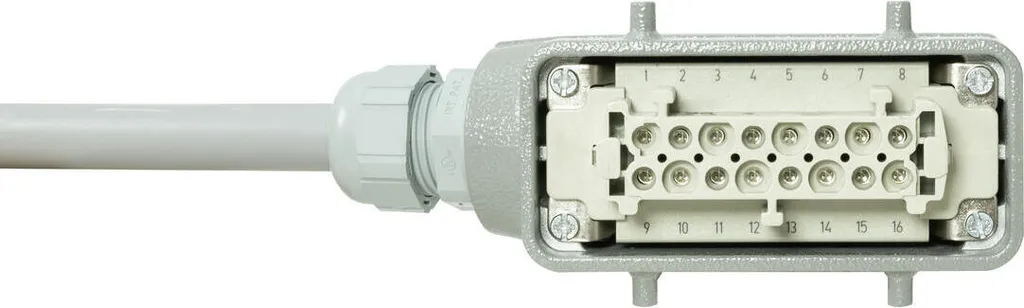PSSO Multicore 16 pôles 15m (30247656) : Câble multipaire gris robuste - 5