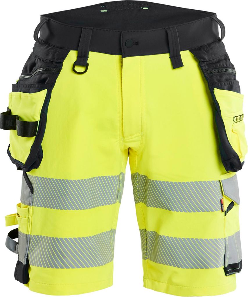High Vis Shorts 4-Wege-Stretch "1120 " - Blakläder High Vis Gelb/Schwarz C50