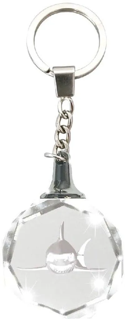 Porte-clés cristal transparent pour femme et homme, accessoire chic