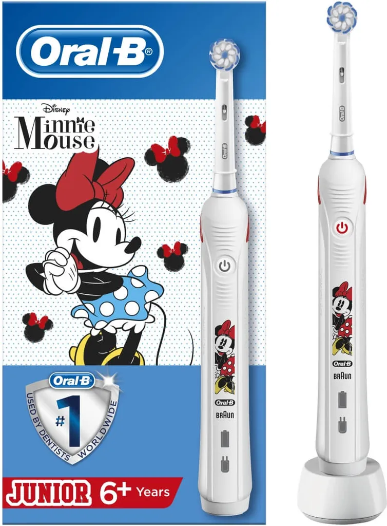 Oral-B Junior Minnie brosse à dents électrique avec capteur de pression