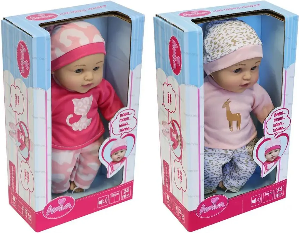 Poupée à câliner Lea Amia 30 cm : le compagnon idéal pour le coucher